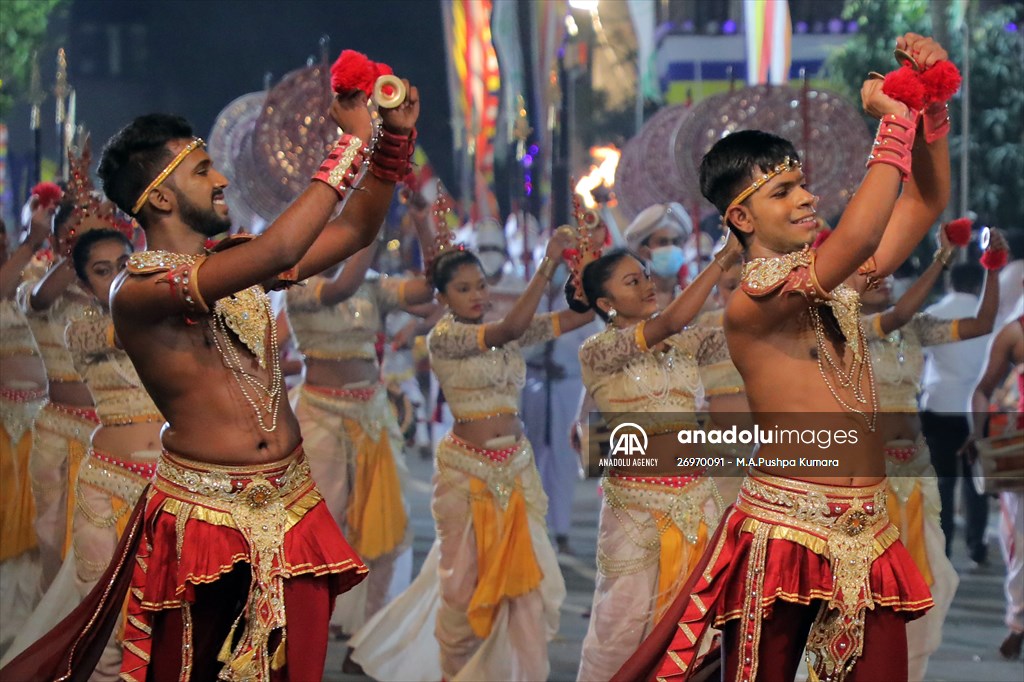 Navam Perahera religious procession in Sri Lanka