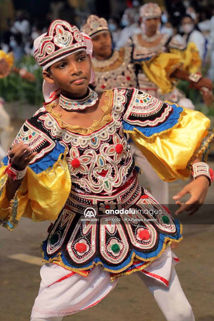 Navam Perahera religious procession in Sri Lanka