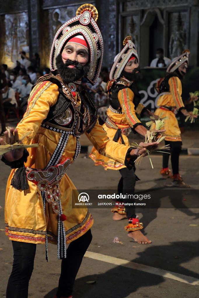 Navam Perahera religious procession in Sri Lanka