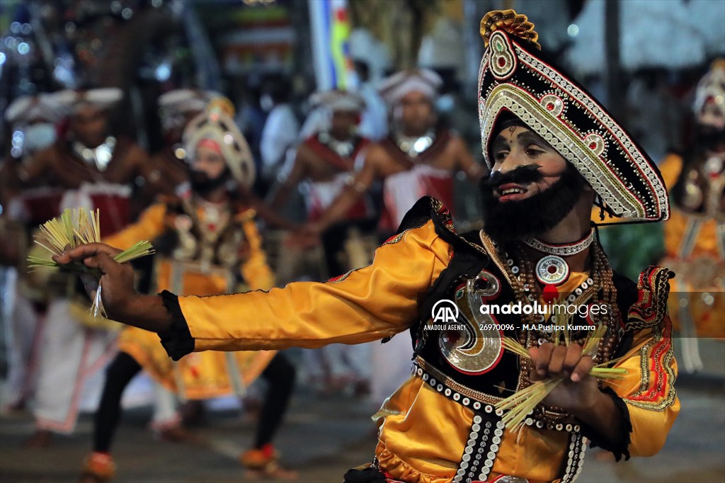 Navam Perahera religious procession in Sri Lanka