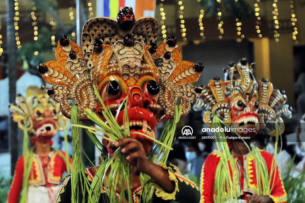 Navam Perahera religious procession in Sri Lanka