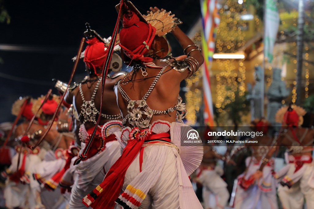 Navam Perahera religious procession in Sri Lanka