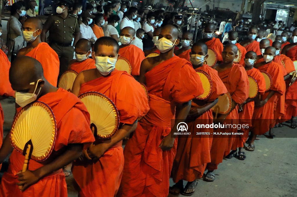 Navam Perahera religious procession in Sri Lanka
