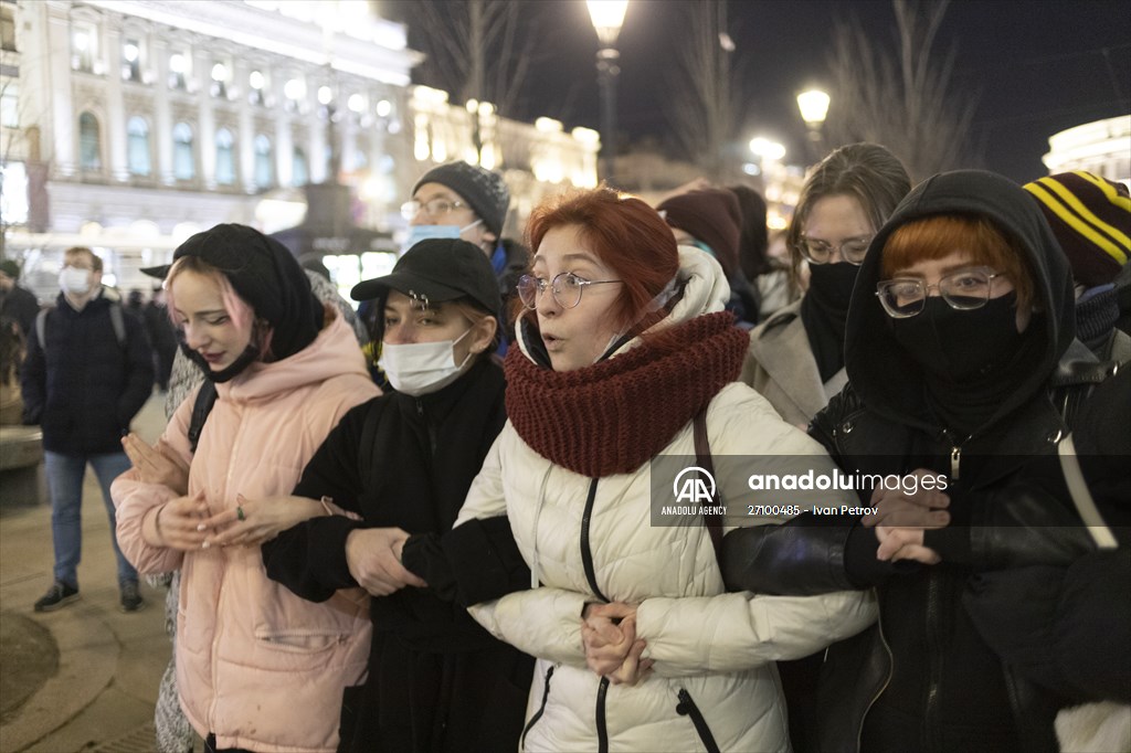 Anti-war protests in St. Petersburg | Anadolu Images