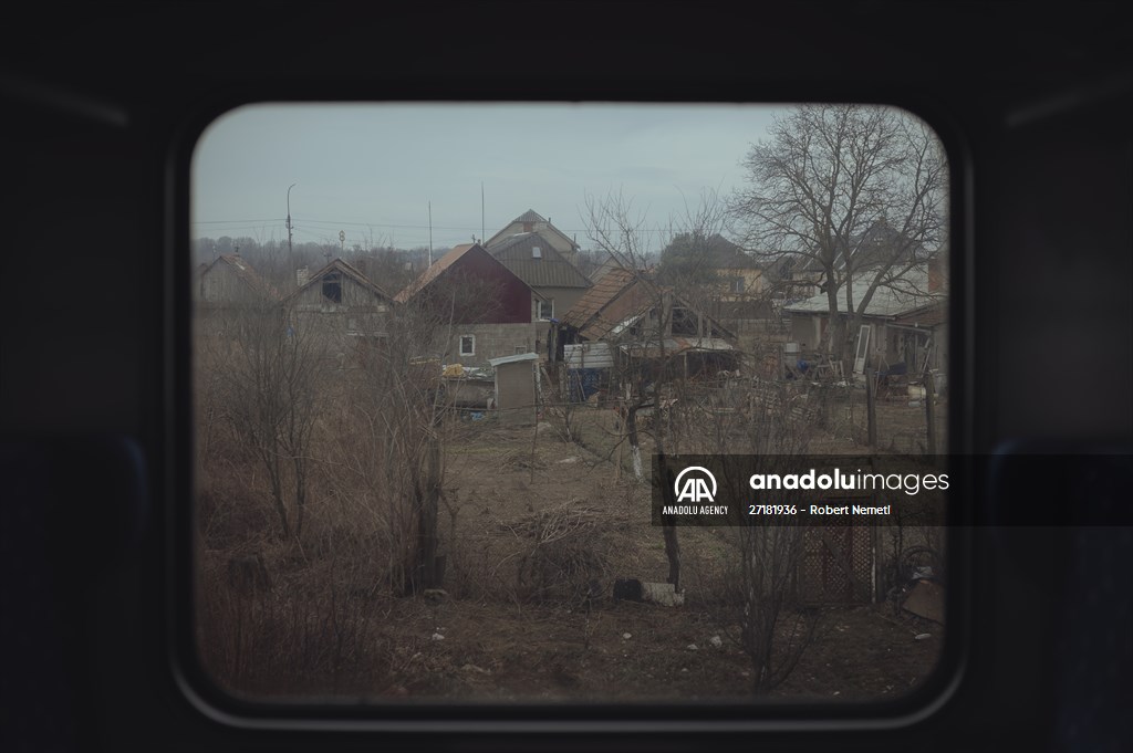 Humanitarian train organised by Slovak Rail Company to bring out civilians fleeing Ukraine