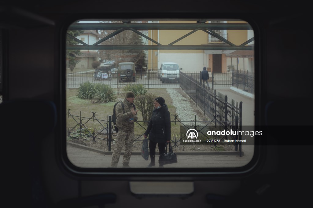 Humanitarian train organised by Slovak Rail Company to bring out civilians fleeing Ukraine