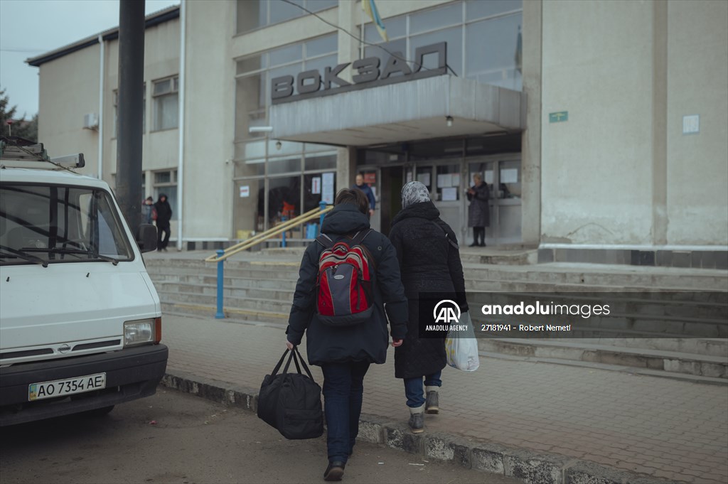Humanitarian train organised by Slovak Rail Company to bring out civilians fleeing Ukraine