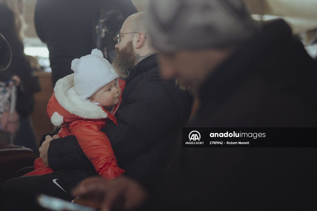 Humanitarian train organised by Slovak Rail Company to bring out civilians fleeing Ukraine