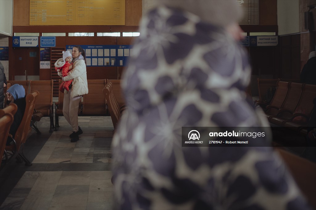 Humanitarian train organised by Slovak Rail Company to bring out civilians fleeing Ukraine