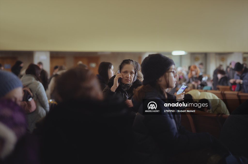 Humanitarian train organised by Slovak Rail Company to bring out civilians fleeing Ukraine