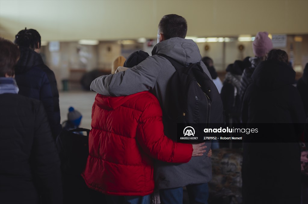 Humanitarian train organised by Slovak Rail Company to bring out civilians fleeing Ukraine