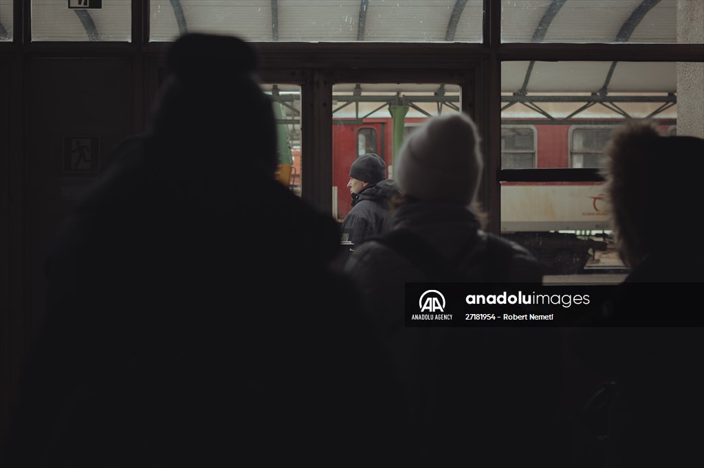 Humanitarian train organised by Slovak Rail Company to bring out civilians fleeing Ukraine