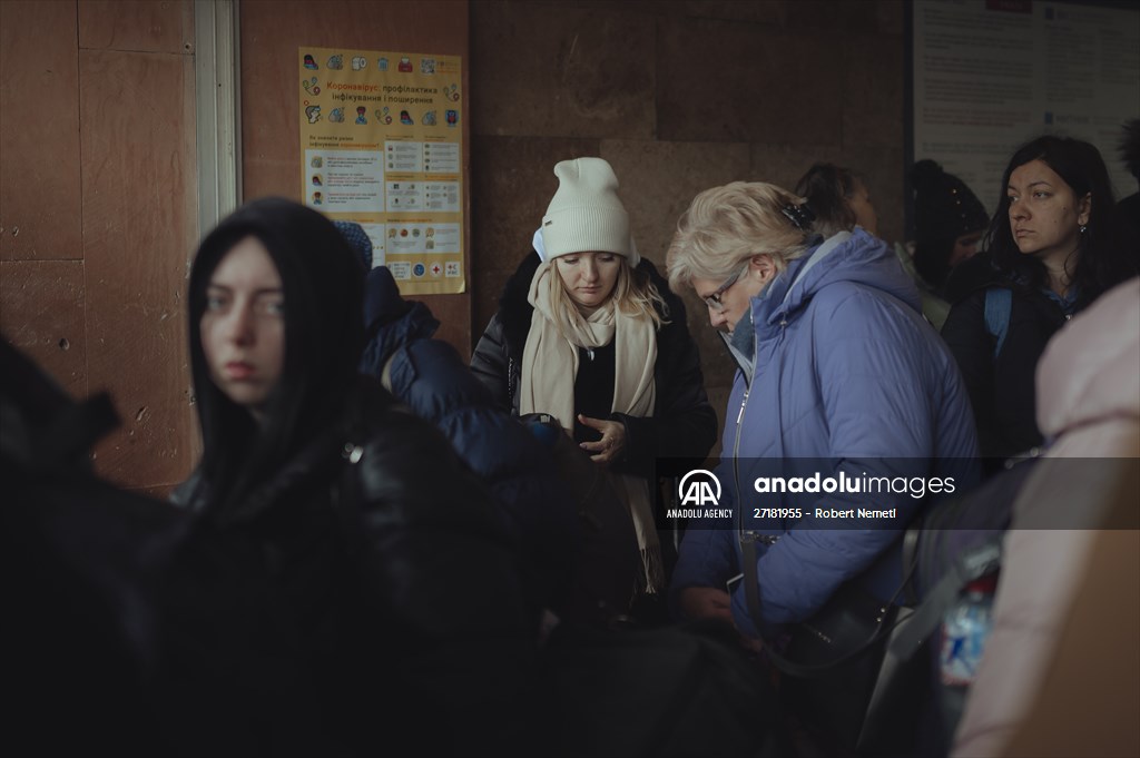 Humanitarian train organised by Slovak Rail Company to bring out civilians fleeing Ukraine