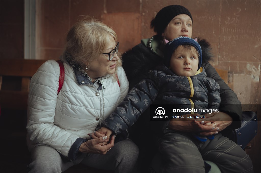 Humanitarian train organised by Slovak Rail Company to bring out civilians fleeing Ukraine