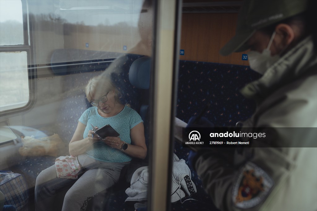 Humanitarian train organised by Slovak Rail Company to bring out civilians fleeing Ukraine
