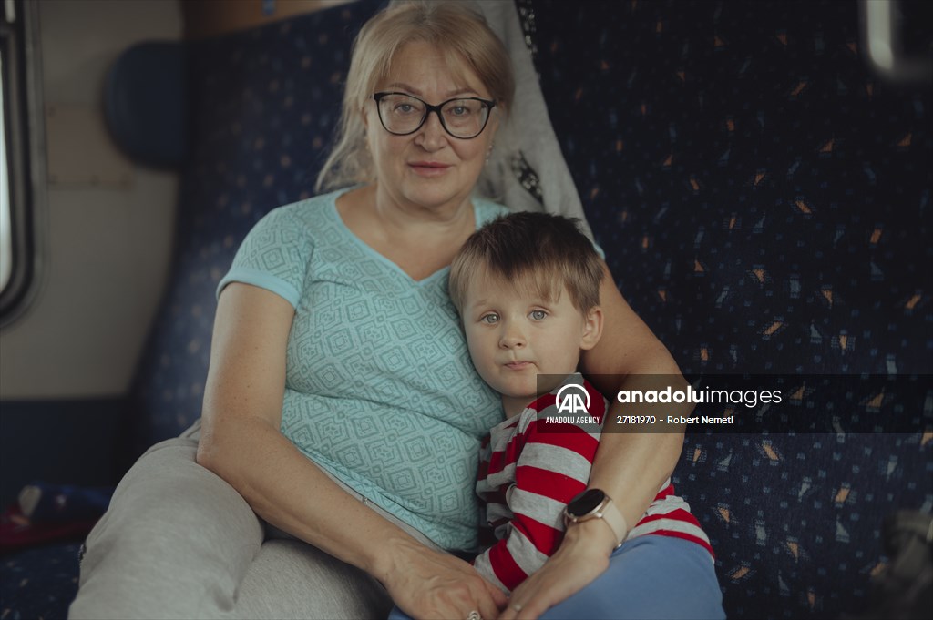 Humanitarian train organised by Slovak Rail Company to bring out civilians fleeing Ukraine
