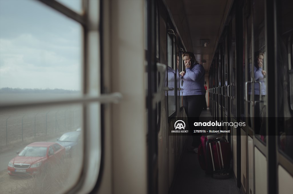 Humanitarian train organised by Slovak Rail Company to bring out civilians fleeing Ukraine