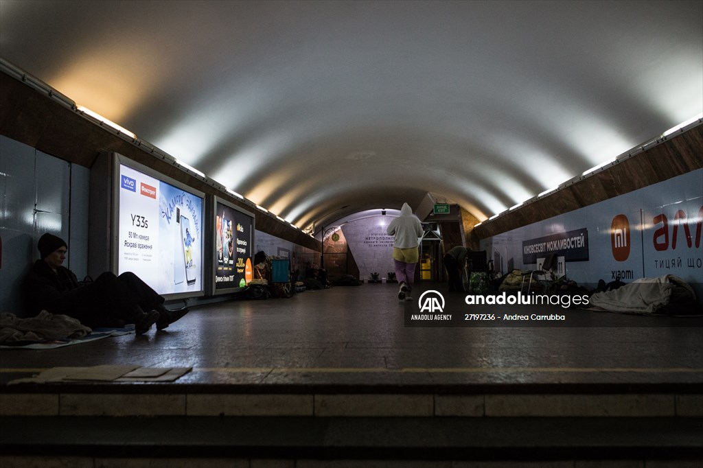 Kharkiv Metro Station in Ukraine