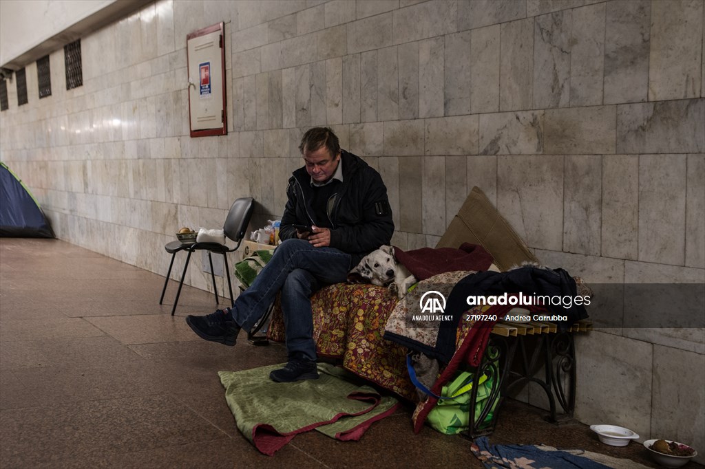 Kharkiv Metro Station in Ukraine