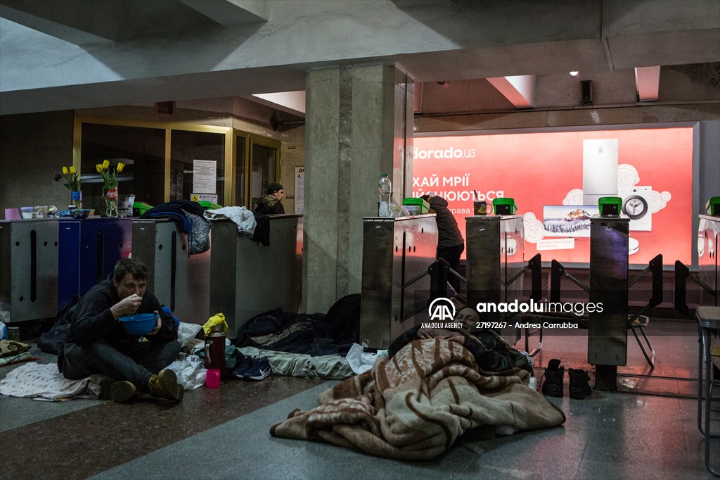Kharkiv Metro Station in Ukraine