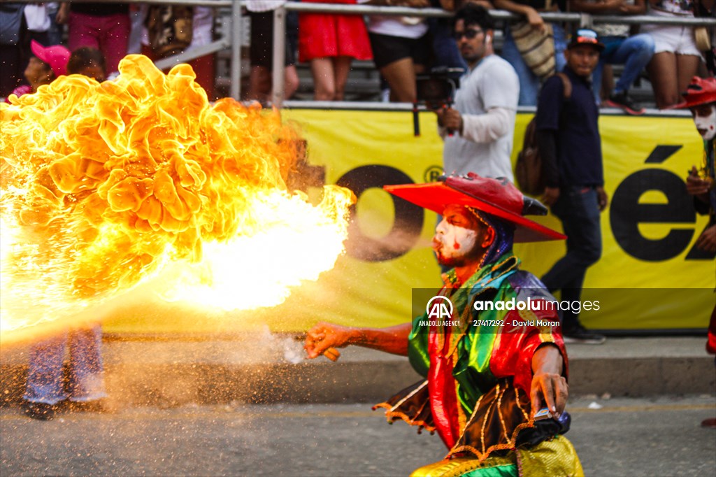 Barranquilla carnival in Colombia
