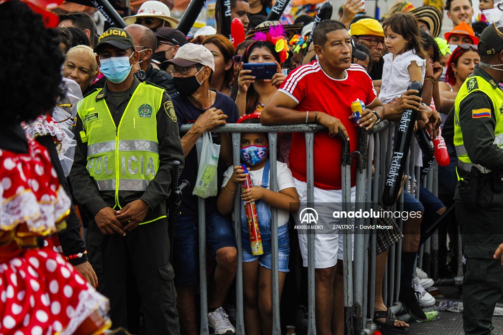 Barranquilla carnival in Colombia