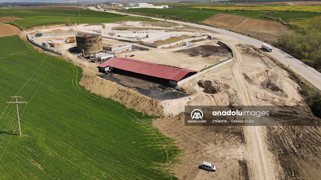 Edirne'de deposundan tarım arazilerine zift yayılan şirketin faaliyetleri durduruldu