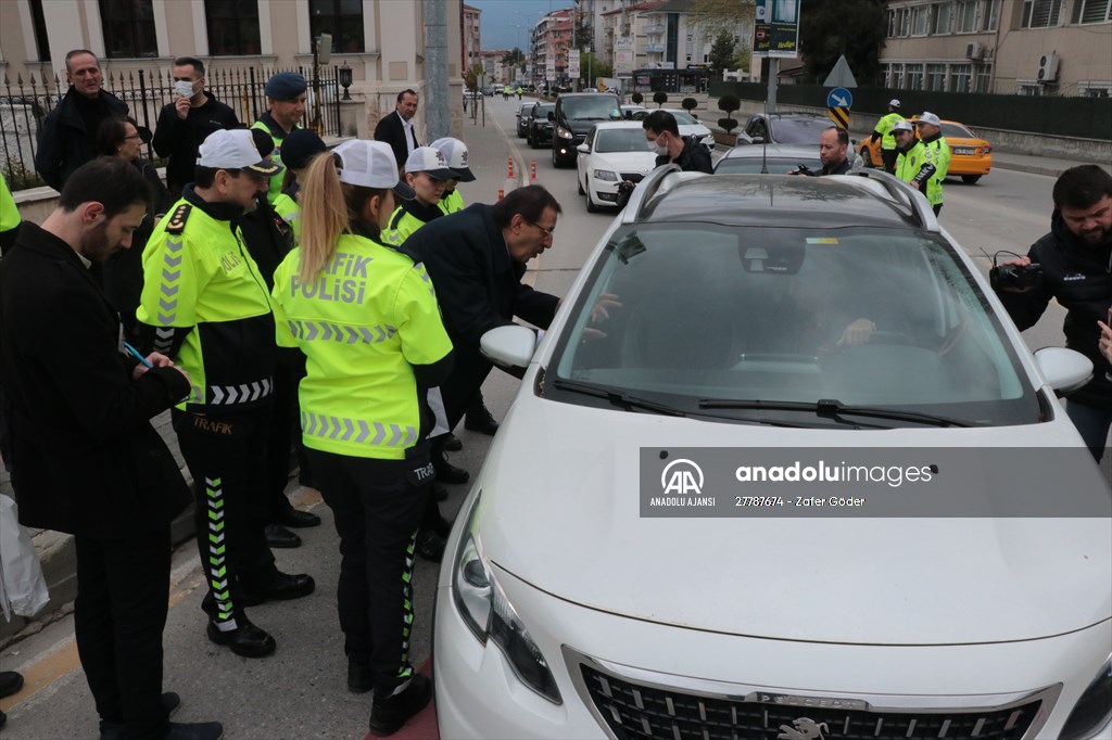 Bolu'da "Yayalar İçin 5 Adımda Güvenli Trafik" uygulaması yapıldı