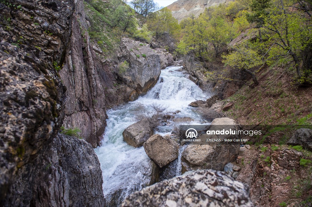Tunceli'nin yaylalarında ilkbahar ve kış manzaraları bir arada