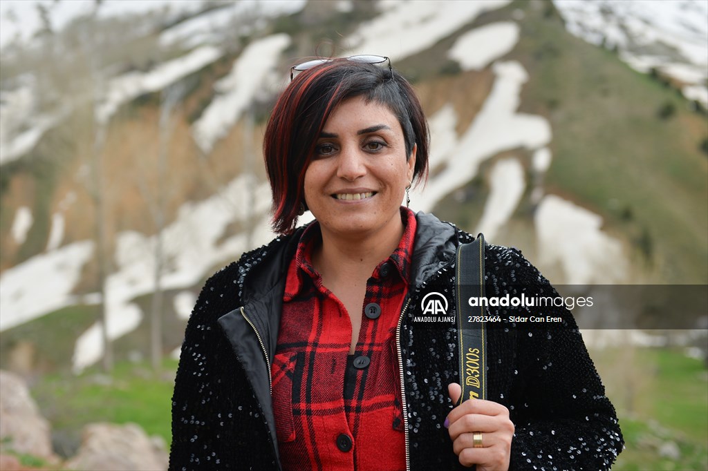 Tunceli'nin yaylalarında ilkbahar ve kış manzaraları bir arada