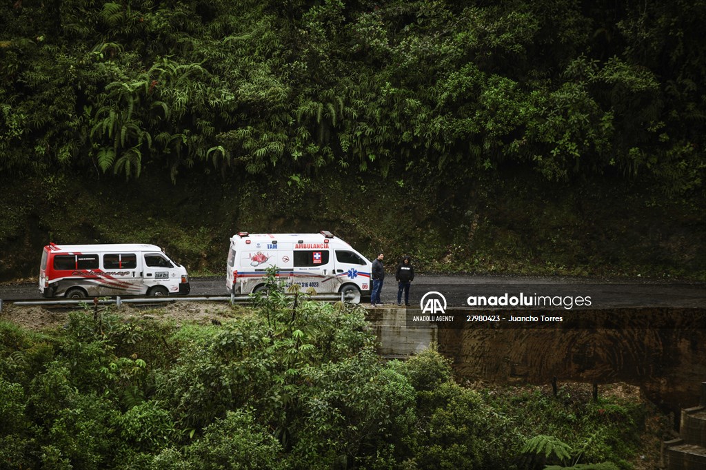 Colombia's most infamous road, Trampoline of Death