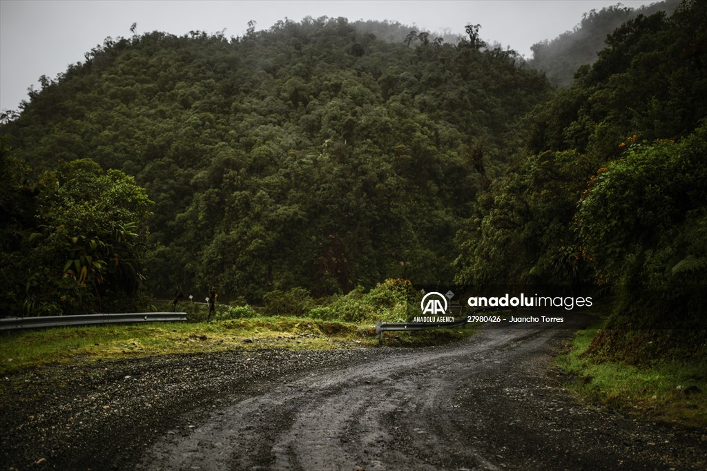 Colombia's most infamous road, Trampoline of Death