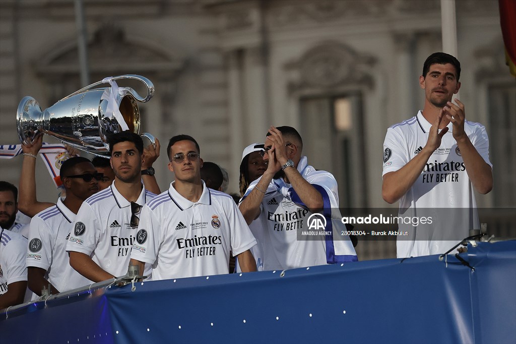 Real Madrid celebrate 14th Champions League win