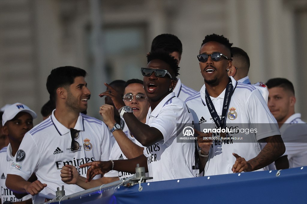 Real Madrid celebrate 14th Champions League win