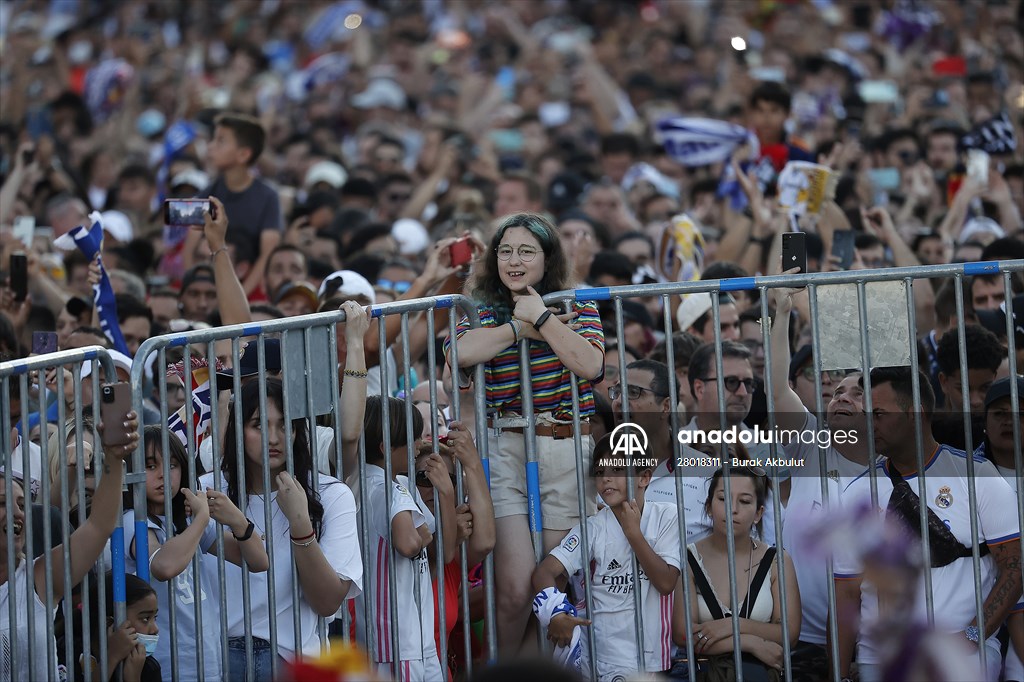 Real Madrid celebrate 14th Champions League win