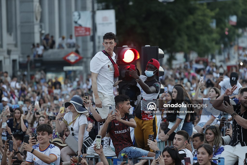 Real Madrid celebrate 14th Champions League win