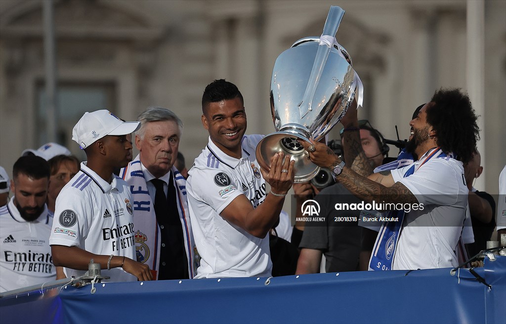 Real Madrid celebrate 14th Champions League win