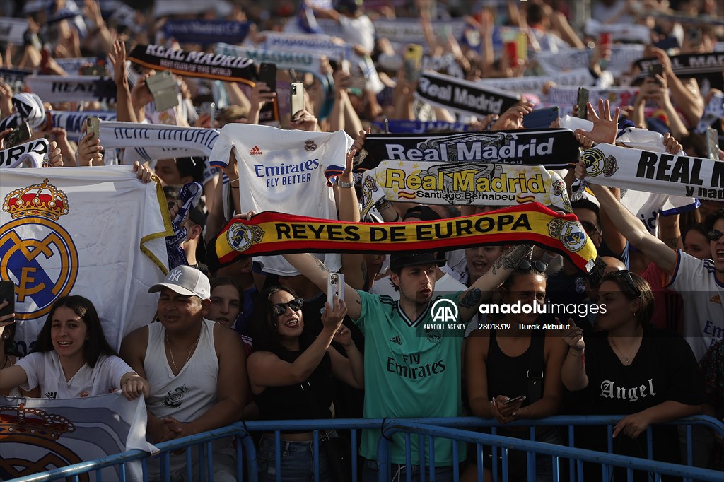 Real Madrid celebrate 14th Champions League win