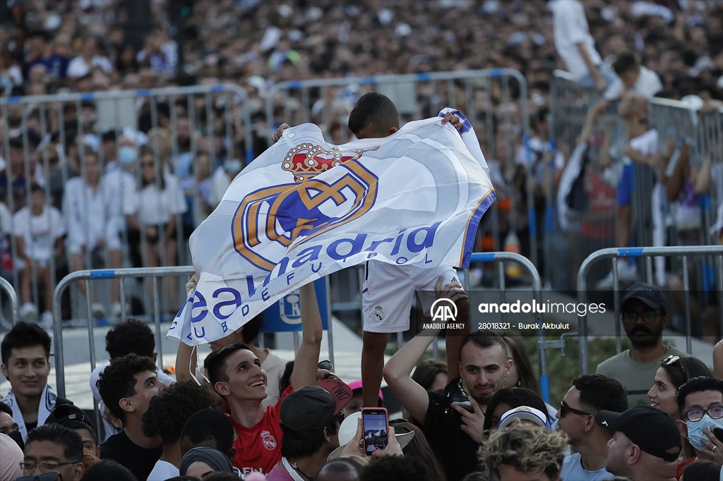 Real Madrid celebrate 14th Champions League win
