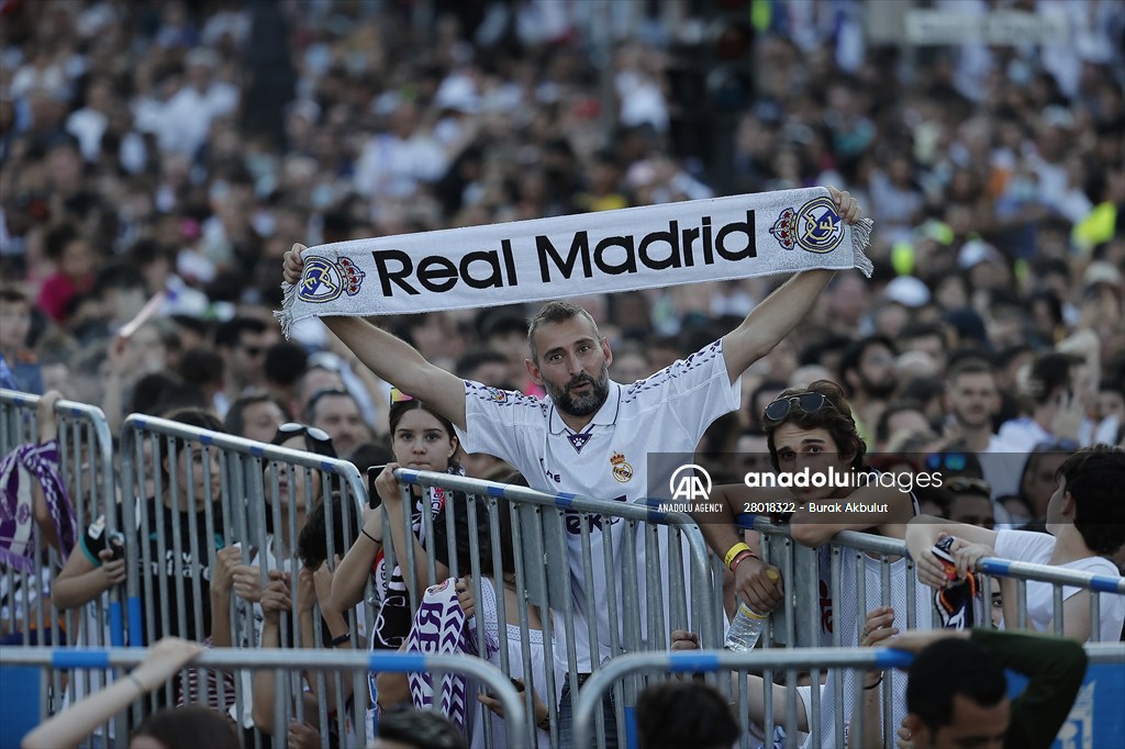 Real Madrid celebrate 14th Champions League win