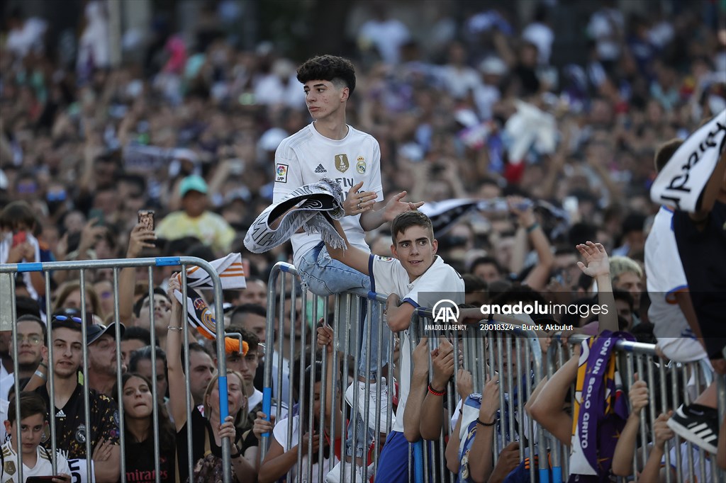 Real Madrid celebrate 14th Champions League win