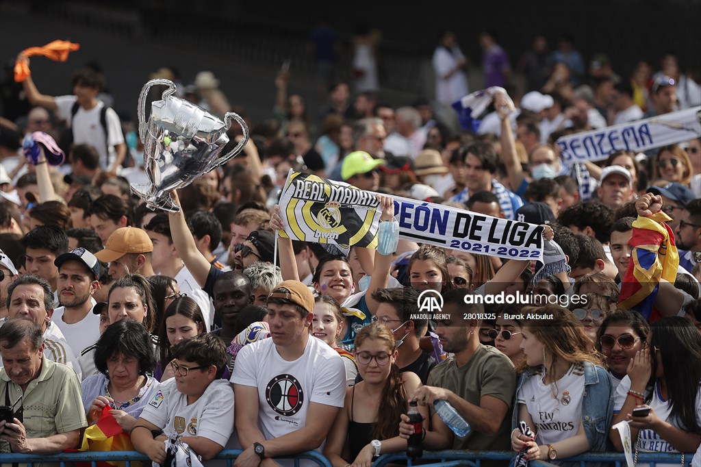 Real Madrid celebrate 14th Champions League win