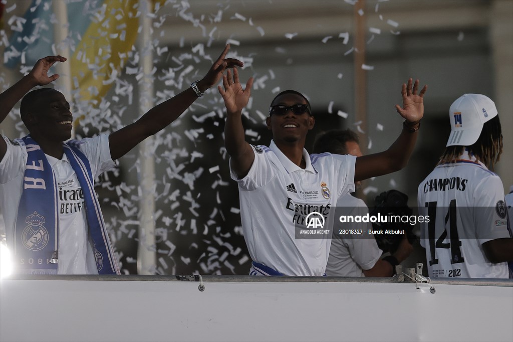Real Madrid celebrate 14th Champions League win
