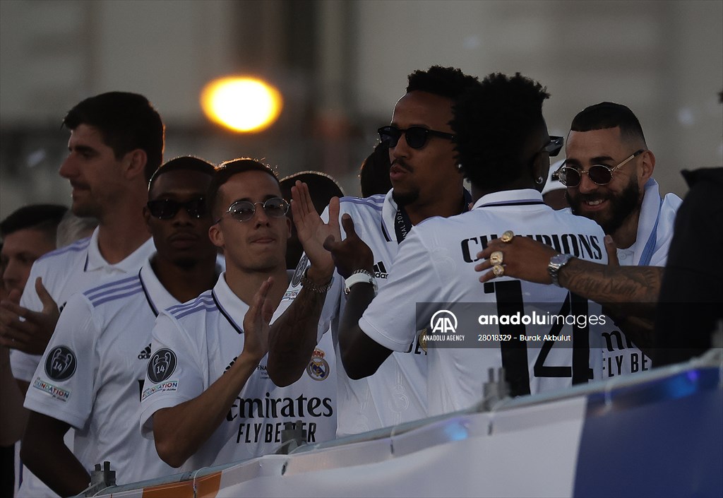 Real Madrid celebrate 14th Champions League win