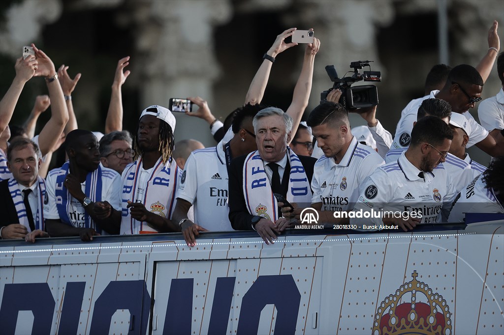 Real Madrid celebrate 14th Champions League win