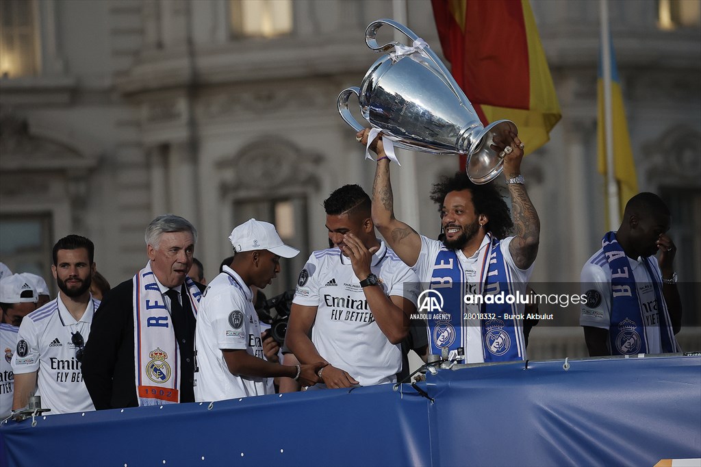 Real Madrid celebrate 14th Champions League win