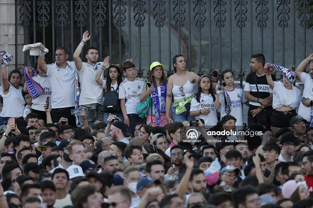 Real Madrid celebrate 14th Champions League win