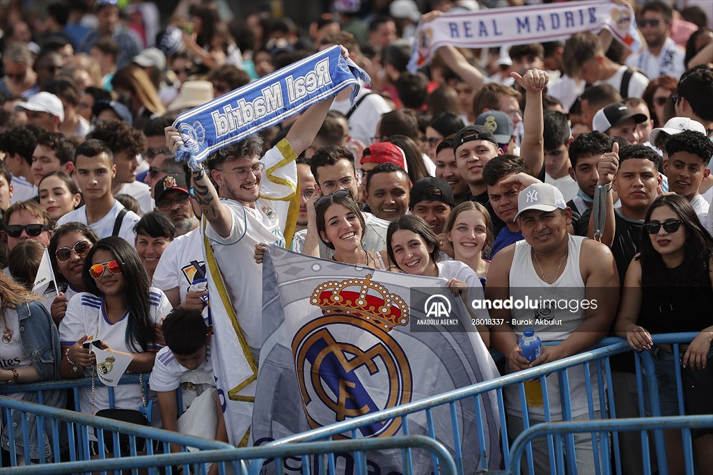 Real Madrid celebrate 14th Champions League win