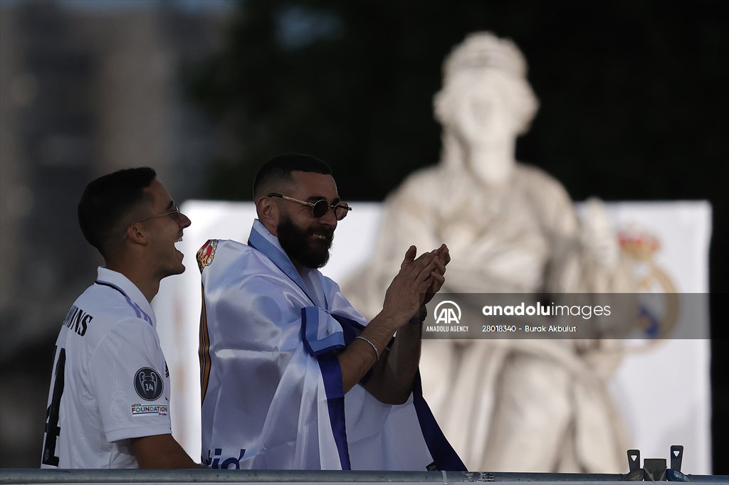 Real Madrid celebrate 14th Champions League win