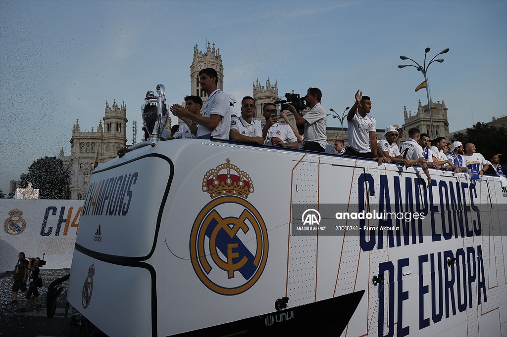 Real Madrid celebrate 14th Champions League win